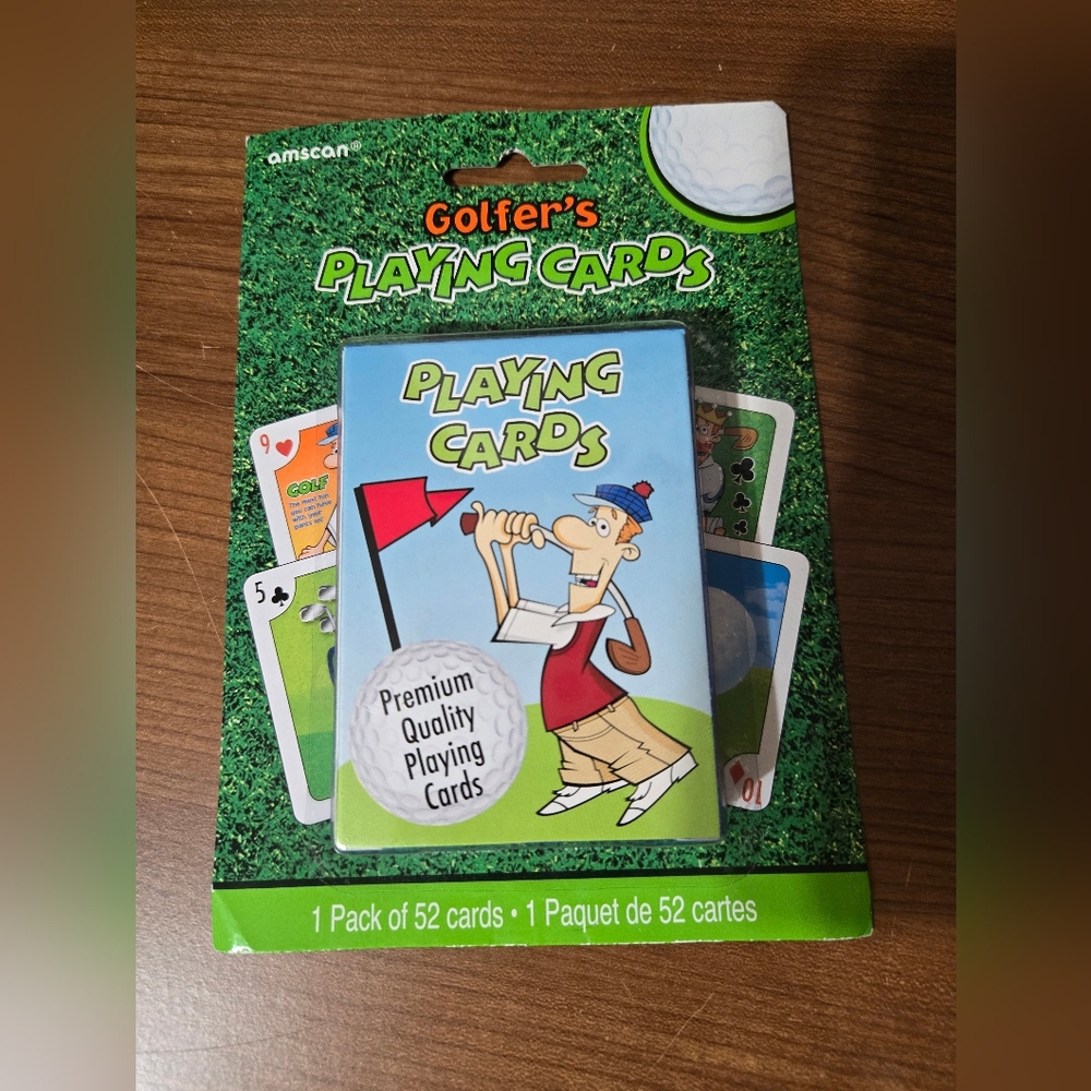 Golfer's Playing Cards -